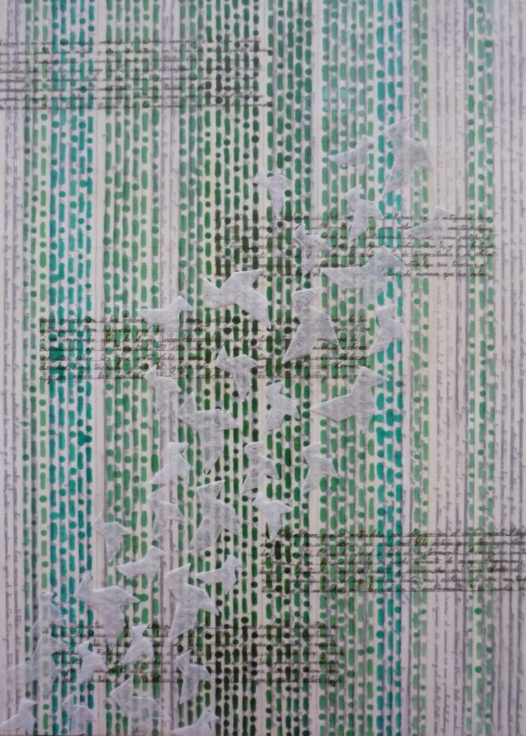 CODEX-I - mixta/tela/madera, 58x81 cm. 2012