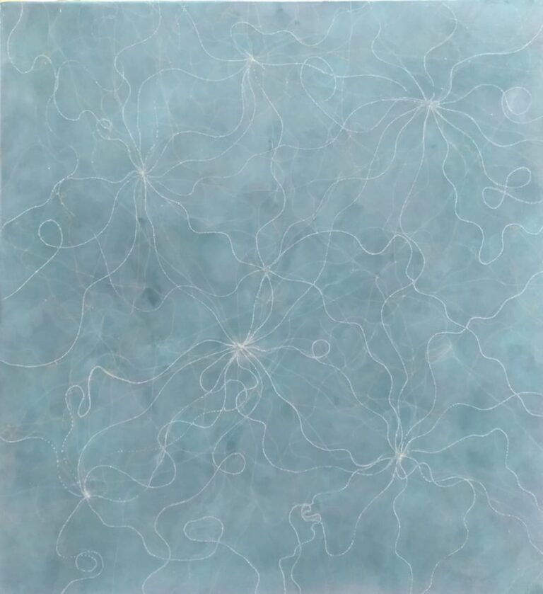 INTRONÁUTICAS - I , 85 x 89 cm. mixta / tela / madera. 2018