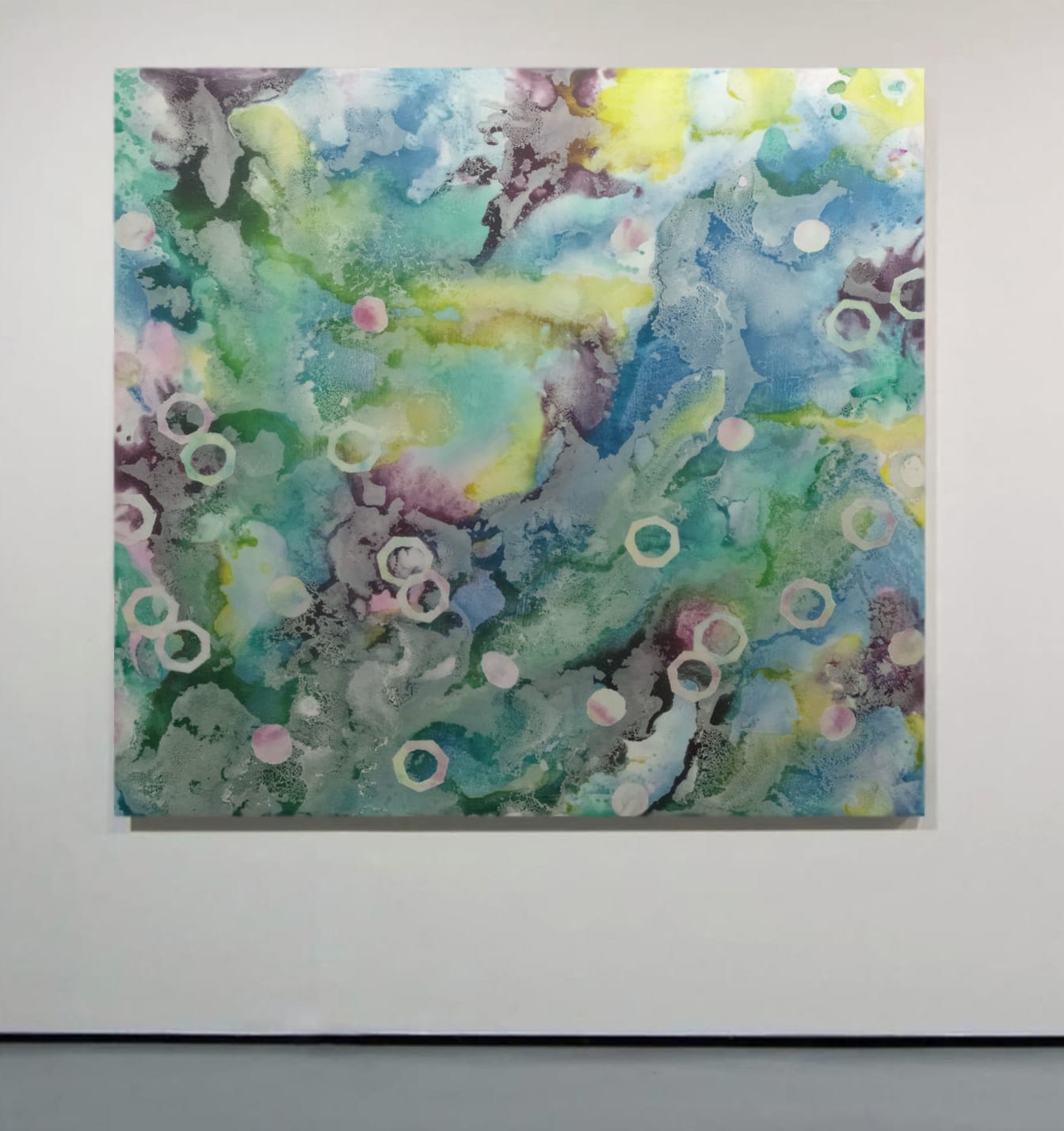 MICELAR - I, 100 x 120 cm. Mixta , tela , tabla. 2021