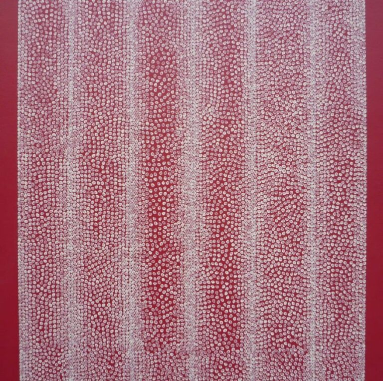 Evanescencia - mixta-tela, 101x101 cm. 2008