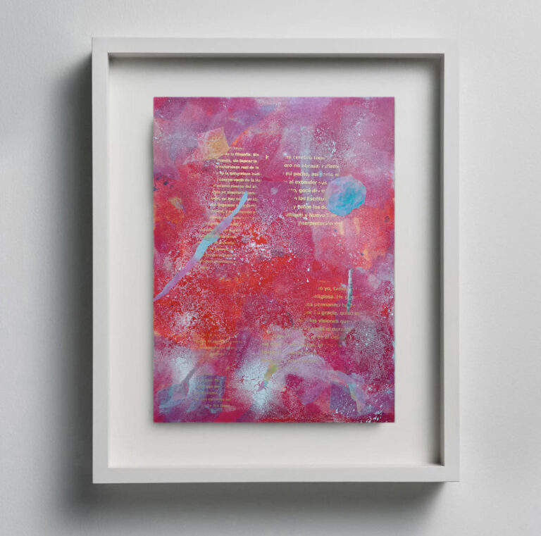 PELÁGICO, 52 x 75 cm. Mixta sobre cartón. 2024