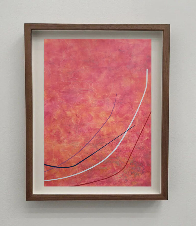 REVERBERAR - I , 57 x76 cm. Mixta / papel. 2025