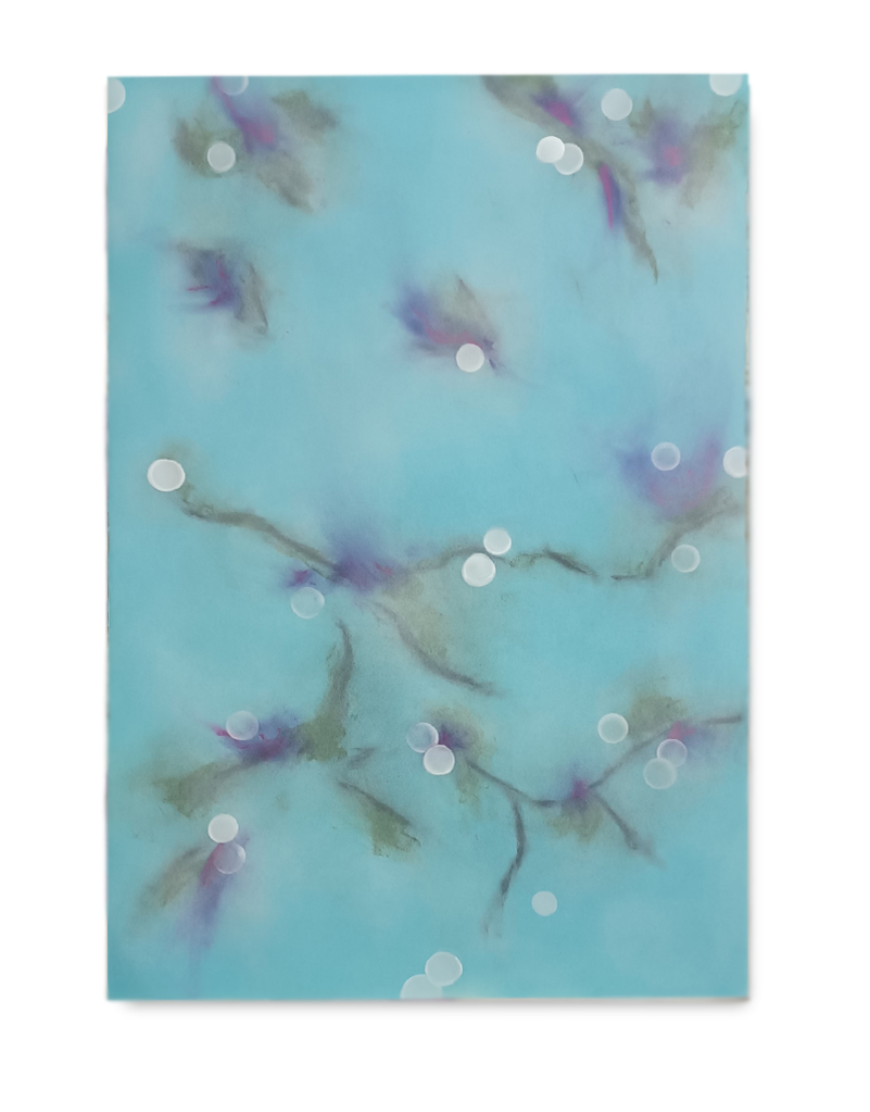VER NOVUM - V , 76 x 112 cm. Pastel /papel. 2026.